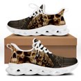 thumbnail image 1 of Zapatillas informales para hombre, estilo punk, con diseño de calavera, planas, con cordones, transpirables, para caminar, 1 of 6