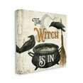 thumbnail image 4 of Stupell Industries Witch is In Phrase Cauldron Holiday Painting Gallery Wrapped Canvas Art Print Wall Art, 17 x 17, 4 of 8