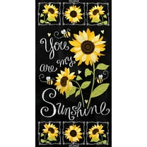 You Are My Sunshine Panel 23x43 Inch Cotton Fabric By Timeless Treasures