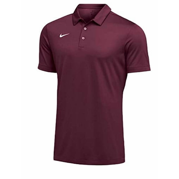 Nike Mens Dri-FIT Short Sleeve Polo Shirt (Medium, Maroon)
