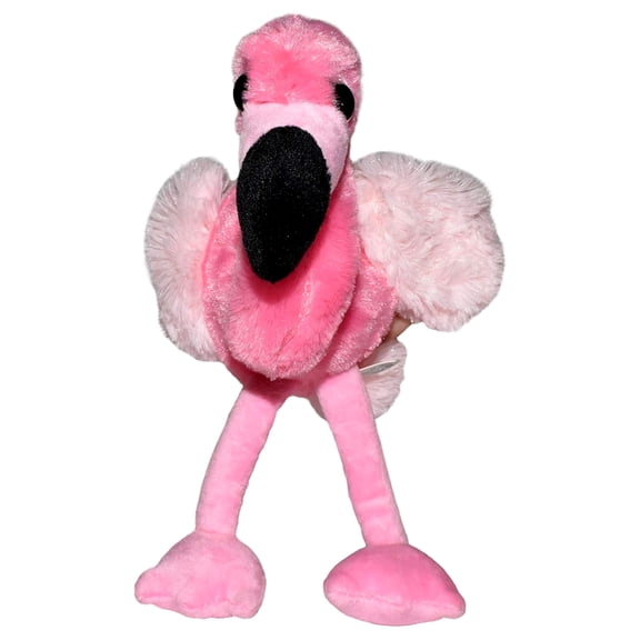 Wild Republic Flamingo Plush, Stuffed Animal, Plush Toy, Gifts for Kids, Hug'Ems 7"