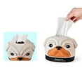 thumbnail image 3 of Godderr Cartoon Pig Dog Paper Towel Box Desktop Originality Animal Shaped Roll Paper Holder Cover Storage Paper Towel Box, 3 of 3
