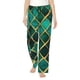 thumbnail image 1 of Balery Green Mosaic Glass Pantalones de pijama para mujer, pijamas ultraligeros, pantalones de estar por casa-Medium, 1 of 6