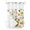 White, variant on No Hook Cloth Fabric Shower Curtain with Snap in Liner, Summer Daisy Waterproof Shower Curtains Set with See Through Top Window, Bumblebee Floral Cottagecore Bee Bath Curtains Shower 36"x78"