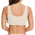 thumbnail image 4 of Lmnyox Wireless Bra for Women Push Up Seamless Everyday Bra Breathable Full Coverage Supportive Bras Plus Size, 4 of 6