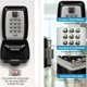 thumbnail image 3 of Key Box Wall Mounted Large Key Box Secure Waterproof Outdoor Key Box, 3 of 5