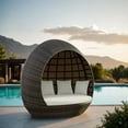 thumbnail image 5 of ZUO Marisol Beach Daybed Brown & Beige, 5 of 13