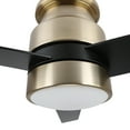 thumbnail image 3 of Smaair 52" Black & Gold Modern Indoor Ceiling Fan with Light Wall Control and Remote by Wifi App, 3 of 8