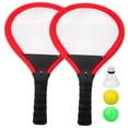 thumbnail image 5 of FUEENIRVA Portable Badminton Set with Red Rackets and Shuttlecocks - Complete Outdoor Sports Kit for Family Fun, 5 of 8