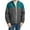 Gray, variant on Men’s Lightweight Zip Up Windbreaker Windproof Breathable Packable Jacket Quick Dry Color Block Jackets with Hooded Green S