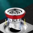 thumbnail image 4 of Shower Floor Drain with Oversized Hole Quick Drainage Filter Basket, 4 of 5