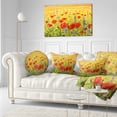 thumbnail image 3 of Designart Sea of Blossom - Landscape Printed Throw Pillow - 12x20, 3 of 5