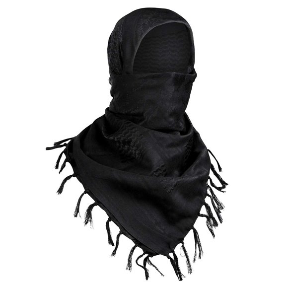 Bufanda FREE SOLDIER Tactical Camo negra 109x109 cm