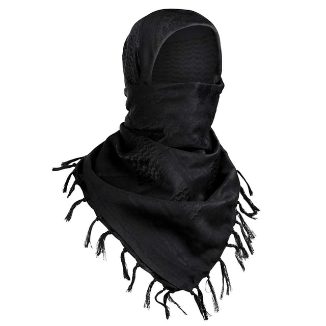 Bufanda FREE SOLDIER Tactical Camo negra 109x109 cm