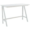 thumbnail image 3 of SAFAVIEH Redding Solid Classic Modern Writing Desk, White Wash, 3 of 11