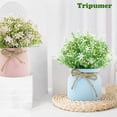 thumbnail image 5 of Semfri 4Pack Small Simulation Potted Plant Fake Flowers Indoor Artificial Flowers Desktop Bonsai Arrangement For Home Office Bedroom Bathroom Decoration-Violet, 5 of 8