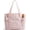 A-pink, variant on VNLVNL Crush Tote Bag for Women, 20L Puffer Work Tote with Zipper, Travel Essentials Quilted Nurse Hospital Bag