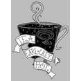 thumbnail image 2 of Women's Star Trek: The Next Generation Captain Picard Cup Of Tea Earl Grey HOT  Scoop Neck Athletic Heather Small, 2 of 4