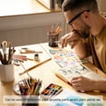 thumbnail image 5 of Uxcell 2Pcs 30 Sheet 300GSM/140lb Watercolor Sketchbook, Yellow/Orange, 5 of 6