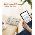 thumbnail image 3 of Funda tipo sleeve TiMOVO para e-reader de 6-7" con bordado de margaritas, 3 of 7