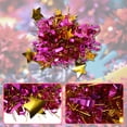 thumbnail image 3 of Unique Bargains 2 Pcs Cheerleader Poms Poms Wrist Flower Star Cheerleading Practice Poms Rose Red Gold Tone, 3 of 5