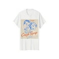 thumbnail image 1 of [Suave 100 % algodón] Camiseta informal de algodón para hombre - Estampado divertido "Enjoy Cough Syrup Breakfast of Champions", cuello redondo, manga corta, algodón puro, azul, para todas las estacio, 1 of 6