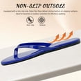 thumbnail image 5 of Flip Flops for Women Thong Flat Sandals Lightweight Minimalist Non-Slip Memory Foam Sole Open Toe Casual Vacation Daily Essentials Classic Beach Slippers, 5 of 7