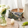 thumbnail image 3 of Chinoiserie Blue Trees House Bridge Throw Pillow Cover, 12 x 20 Inch Cushion Case Indoor Outdoor Decoration for Sofa Couch Farmhouse, 3 of 6