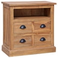 thumbnail image 1 of vidaXL Side Cabinet 60x30x60 cm Solid Teak, 1 of 5