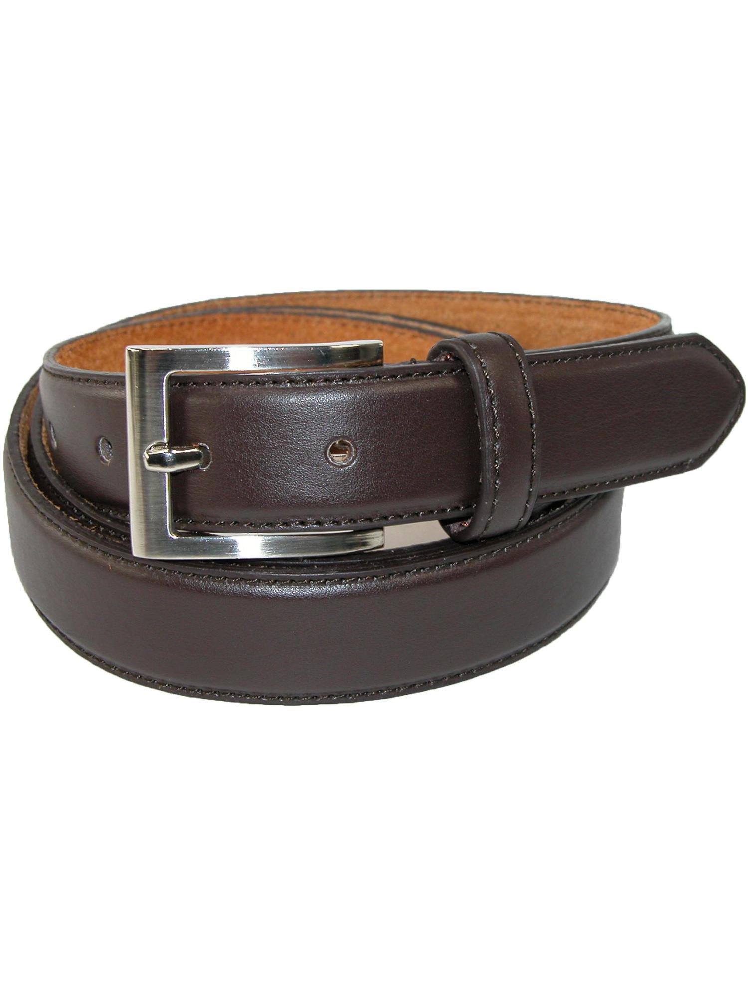 1.25" Strong Long Lasting 30mm Leather Set 2 Pcs Silver Buckle Handmade Belt 