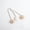 Beige, variant on DIY Shaped Gauze Curtains Pair with Fixed Drawstring Storage No Drilling Required, Soft Sheer Window Treatment for Living Room Bedroom Kitchen