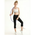 thumbnail image 6 of GYRATEDREAM Girls' Athletic Leggings Kids Dance Running Yoga Pants Workout Active Dance Tights with Pockets 8-15T, 6 of 9