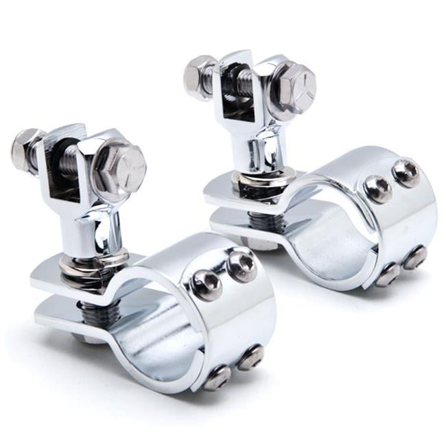 Highway Pegs Motorcycle Foot Peg Adjustable Mount Clamps 1 1/4 Engine Guard Footrest For Sportster 883 Touring Electra Street Glide