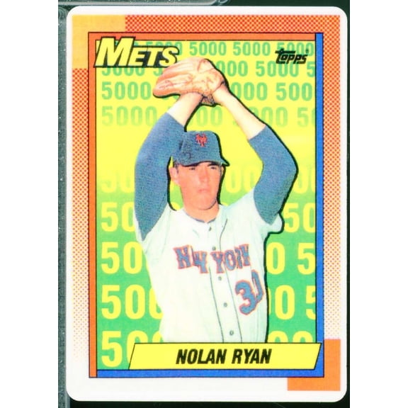 Nolan Ryan Porcelain Card Collection #25 1990 Topps #2