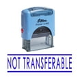 thumbnail image 1 of NOT TRANSFERABLE Self Inking Rubber Stamp Office Stationary Custom Shiny Stamp, 1 of 1