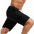 thumbnail image 5 of Frostluinai Men Swim Trunks with Liner Quick Dry Breathable Board Shorts Solid Bathing Shorts Pocket for Summer Beach Cruise Water Park, 5 of 6