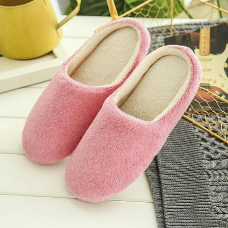 

Women s Cozy Warm Slippers Fuzzy Wool-Like House Shoes for Indoor House
