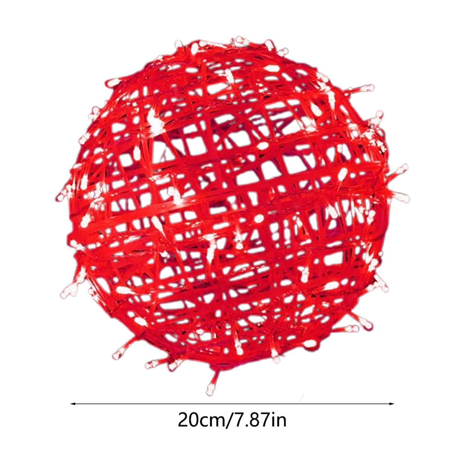 Solar Christmas Ball Lights for Tree Outdoor Lights Solar Sphere String Lights Outside for Window Garden Yard Porch Wedding Party Decorations