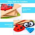 thumbnail image 2 of Rompecabezas de animales de madera para niños de 1, 2 y 3 años, juguetes educativos para niños y niñas, regalo con 4 diseños de animales, formas de colores brillantes, caja de regalo personalizada, 2 of 5