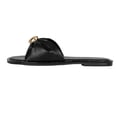 thumbnail image 2 of Sandalias de piso Exterior Piel vegana Color Negro Para Mujer De RBBASICS, 2 of 3