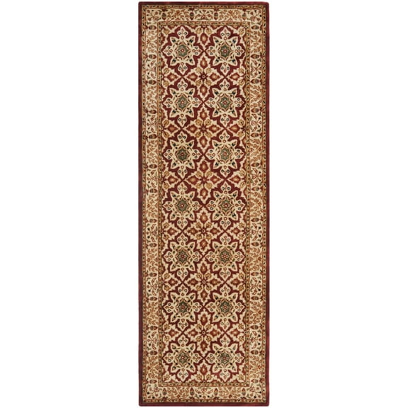 Safavieh Handmade Persian Legend Zeqie Traditional Oriental Wool Rug 2'6" x 8' Runner 8' Runner Runner, Indoor Entryway, Living Room, Bedroom