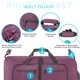thumbnail image 3 of Bolsa de viaje Vomgomfom de 65 litros con compartimento para zapatos, color morado, 3 of 7