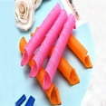 thumbnail image 2 of Dicasser 40 Pieces Heatless Curlers No Heat Spiral Curls Hair Curlers Styling Kit with 2 Pieces Styling Hooks for Most Kinds of Hairstyles (Pink Blue Yellow Green,30 cm), 2 of 5