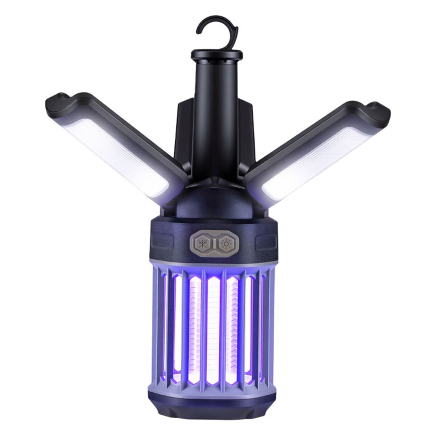 2-in-1 Electric Bug Zapper & Camping Lantern IPX6 Waterproof Rechargeable Mosquito Killer Fly Trap