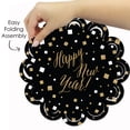 thumbnail image 5 of Big Dot of Happiness New Year’s Eve - Gold - New Years Eve Party Round Table Decorations - Paper Chargers - Place Setting For 12, 5 of 8