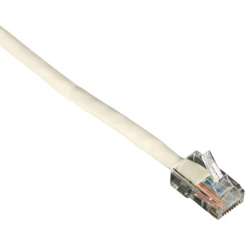 Black Box Network Services CAT6PC-B-015-WH CAT6 250 MHz Ethernet Patch Cable - UTP, PVC & Basic Connectors - White, 15 ft.