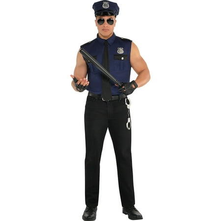amscan Adult Under Arrest Cop Costume - Medium (40-42)