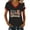 Black, variant on America 250 Vintage Patriotic V Neck T Shirt for Women 1776-2026 Faded Flag Graphic Tee Semiquincentennial Limited Edition Keepsake Top for 4th of July Daily Streetwear, Dark Blue, S