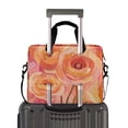 thumbnail image 2 of FORMRS 16" Laptop Bag Carrying Sleeve Case with Handle Travel Shoulder Briefcase, Pink Flowers, 2 of 8