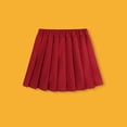 thumbnail image 5 of Abcomgle Girls Pleated Skirt with Built In Safety Shorts Elastic Waist A Line Short Skater School Style Skirt for Big Kids, 5 of 5